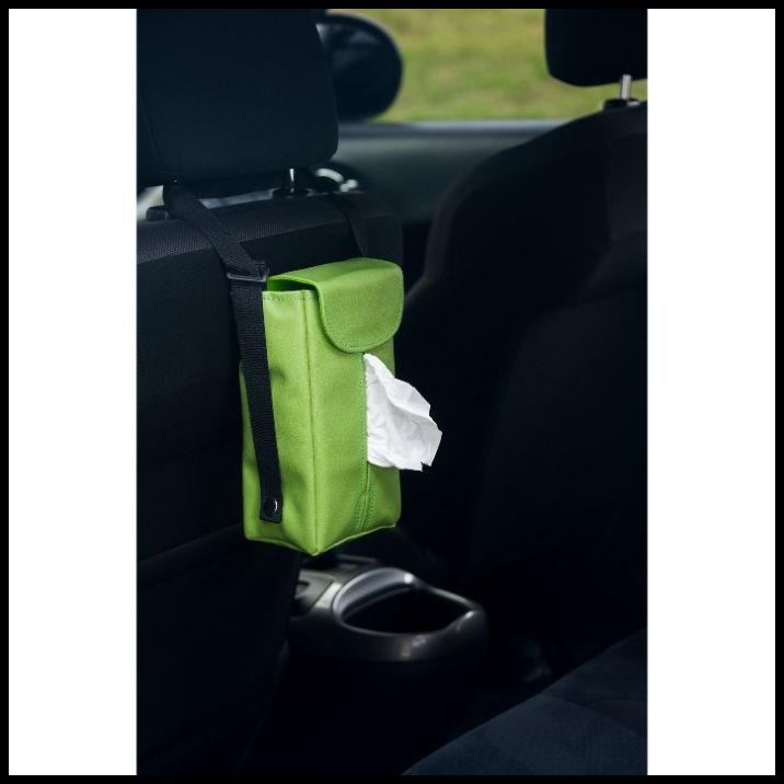 HIJAU Newest TECHNOZIO Car TISSUE Holder/Rear Edition Car Seat Green Color