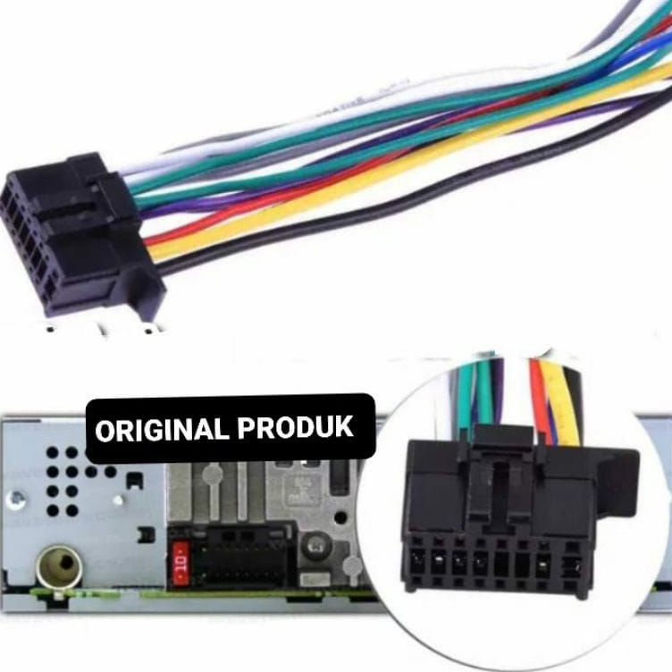 _ An Pioneer 16Pin Head Unit Socket Cable Pioneer Head Unit Socket