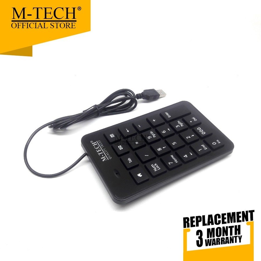 M-Tech Numerik Keyboard Numpad Keypad Garansi Resmi - Gambar 2