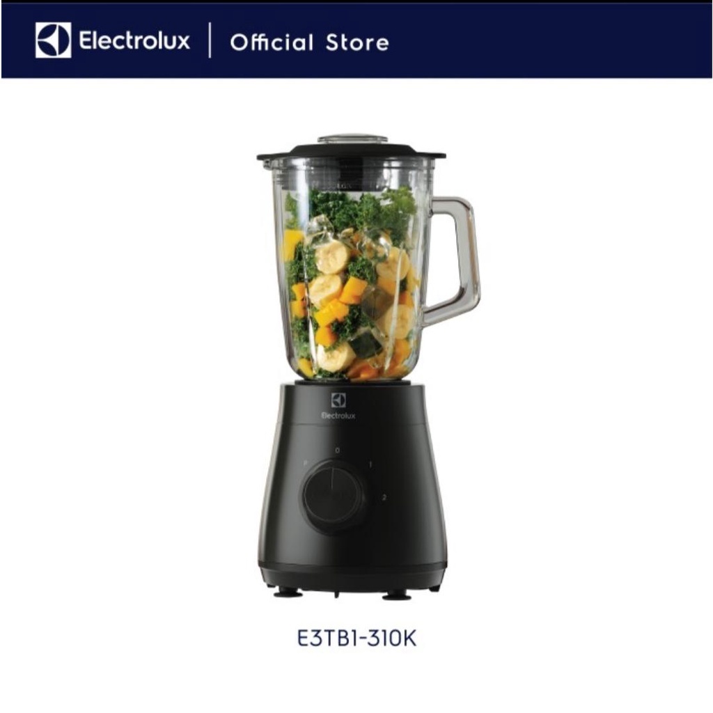 Electrolux Blender 1.5 liter Pelumat 2 in 1 Penggiling kopi, kacang, bumbu Tabung plastik BPA Free Pisau Truflow sangat tajam E3TB1-310K - Gambar 2