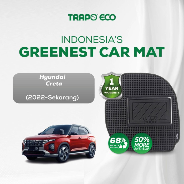 Hyundai Creta Eco Trapo Car Carpet (2022-Present) | Shopee Singapore