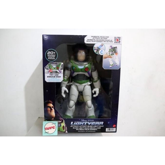 Action Figure Disney Pixar Jetpack Liftoff Lightyear Original Mattel