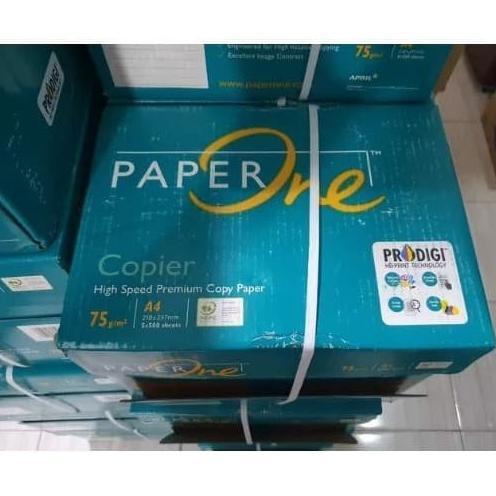 Hvs PHOTOCOPY A4 BMO PAPERONE PAPER 75 GR [1 DUS 5 RIM] | Shopee Singapore