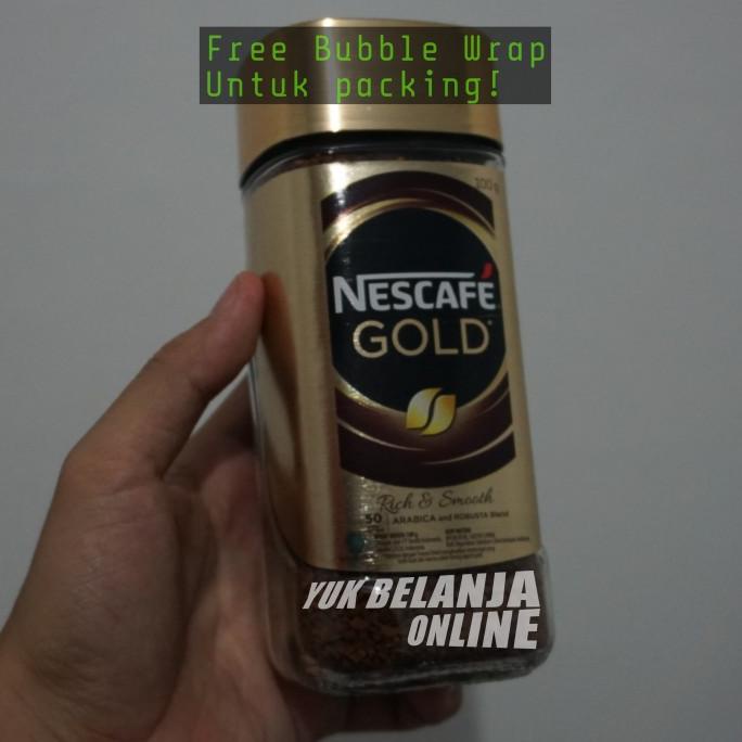 HITAM Nescafe Gold Rich & Smooth 100g Instant Coffee Black Coffee 100g