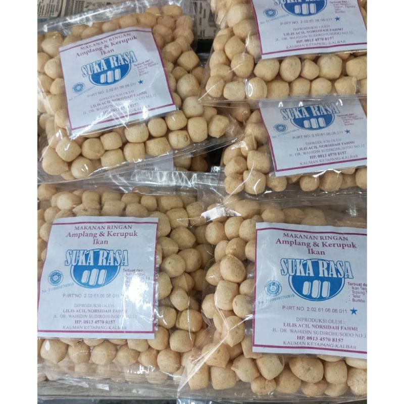 Amplang Fish Likes Taste/Amplang Mackerel Fish/Fish Brittle/Fish Getes