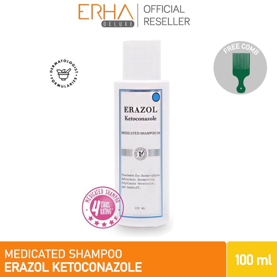 Erha Erazol Shampoo Dandruff Shampoo Seborrheic Dermatitis & Fungal