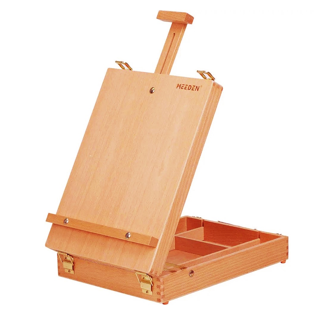 Meeden Drawing Board Easel with Storage Box Table Top Drawing Board