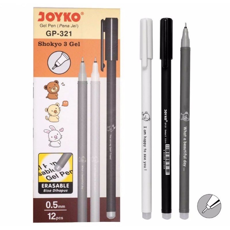 JOYKO Shokyo 3 Gel GP-321 Erasable Pen | Shopee Singapore