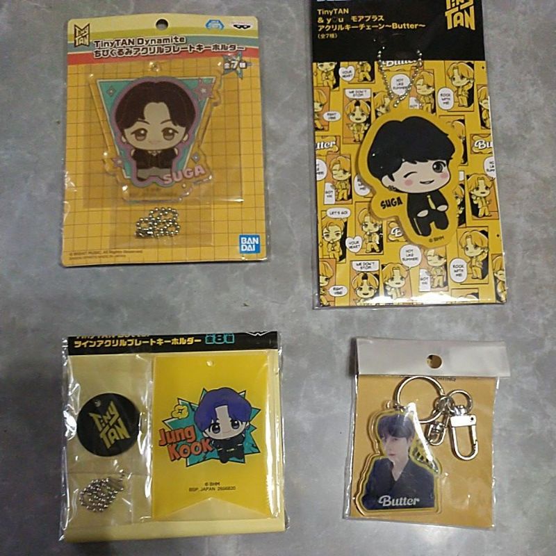 [Elaed] Official keyring keychain bts tiny tan tinytan butter standee