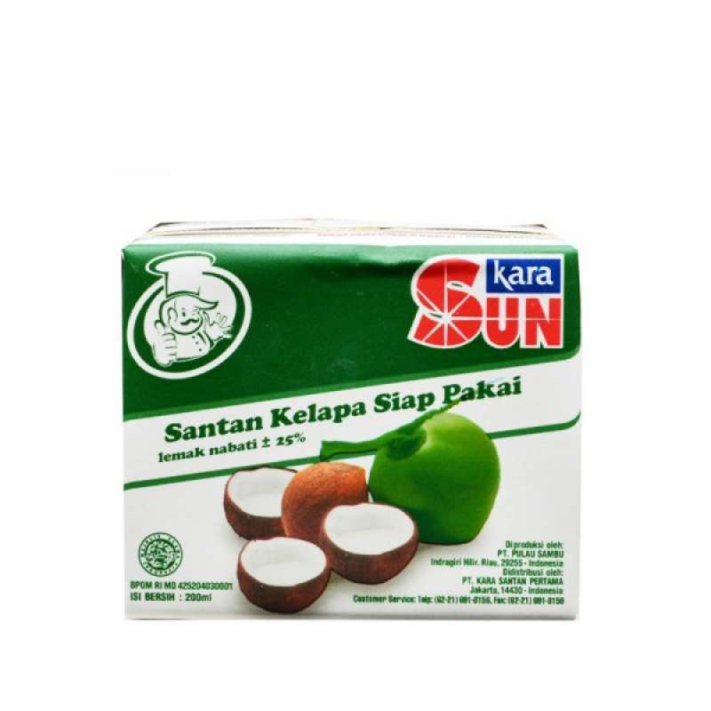 Sun Kara Santan Kelapa 200Ml