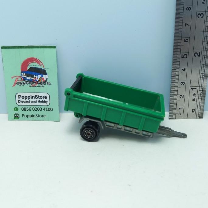 Remorque Majorette N°314 - Jouet Vintage Occasion - Voiture Miniature