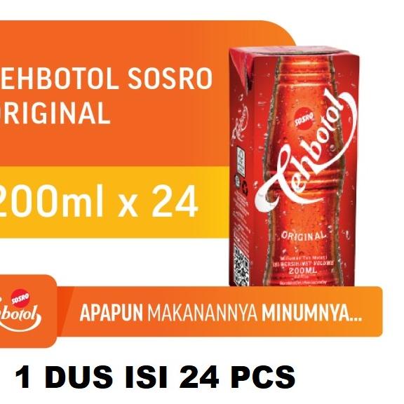 Limited | Td4 | Tea Bottle Sosro Box Original 200 ml - (Price For 1 Box ...