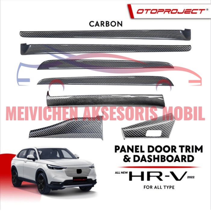 Panel Door Trim+Car Dashboard All New HRV 20222023 Carbon Shopee