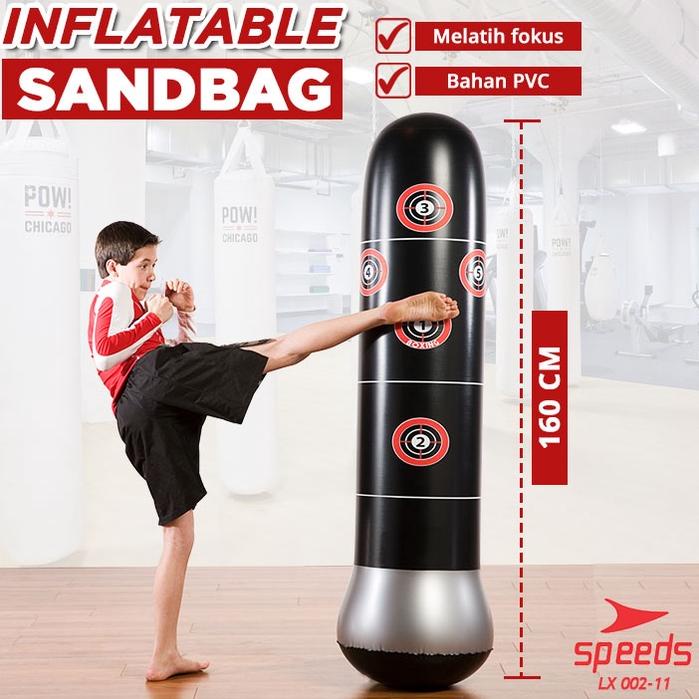 Speeds Samsak Martial Arts Boxing Vertical Punching Bag Pole Samsak