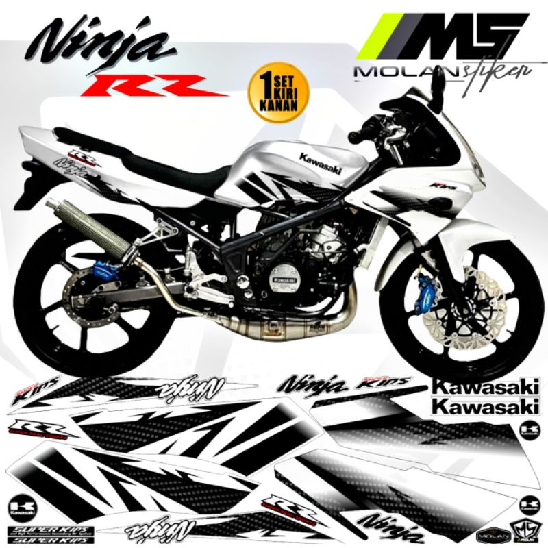 KAWASAKI Decal Sticker Striping Variation Ninja Rr Old 150 2Tak 2006 ...