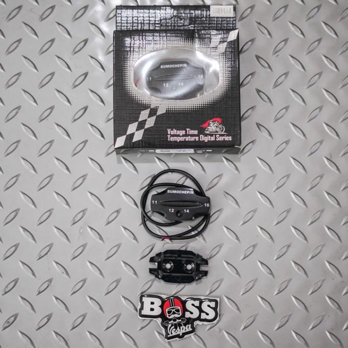 Universal LED Sumochepin Voltmeter Vespa Sprint Primavera GTS S LX LXV