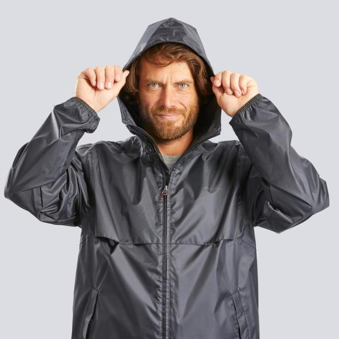 Decathlon raincoat zip jacket best sale