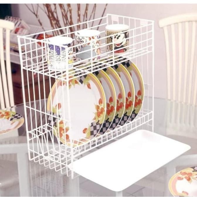 2-tier Pull-Out Dish Rack+Placemat Modelin Kitchen Set Bottom Best ...
