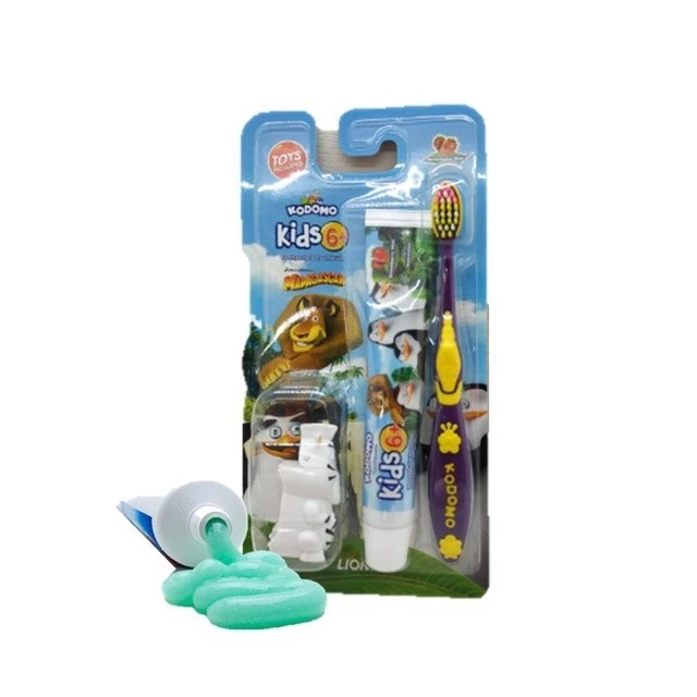 Kodomo Kids Sikat Gigi Strawberry Mint Koukou 2 In 1 - Gambar 3