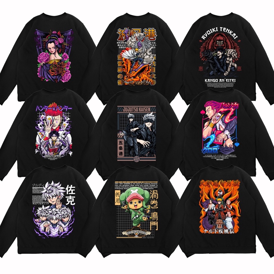 Ready Sweater Crewneck Anime Manga Hisoka Chrollo Lucifer Killua Zoldyck Hunter X Hunter Sweater 0683