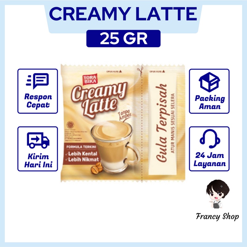 Tora Bika Creamy Latte Instant Coffee Sachet 25 gr | Shopee Singapore