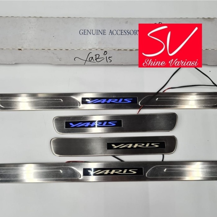 Yaris Led Door Sillplate/Yaris Door Sill Plate Can Gojek Shopee Singapore