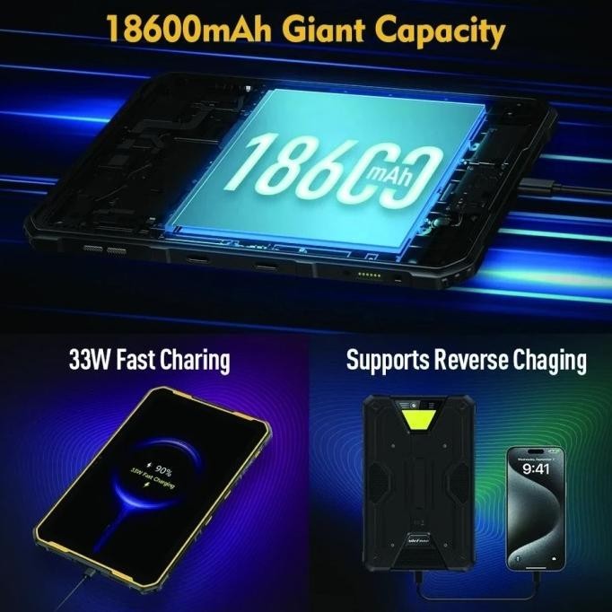 Ulefone Armor Pad 2 Tablet Rugged 4G 11 inch 16GB 256GB IP68/IP169K - Gambar 3