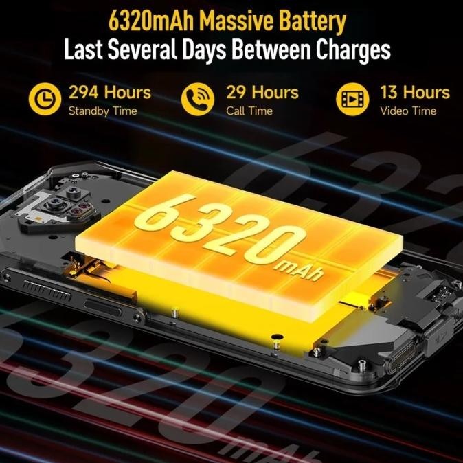 Ulefone Armor X13 12GB + 64GB Android 13 6320mAh 50MP 6.52" NFC 4G GPS - Gambar 4