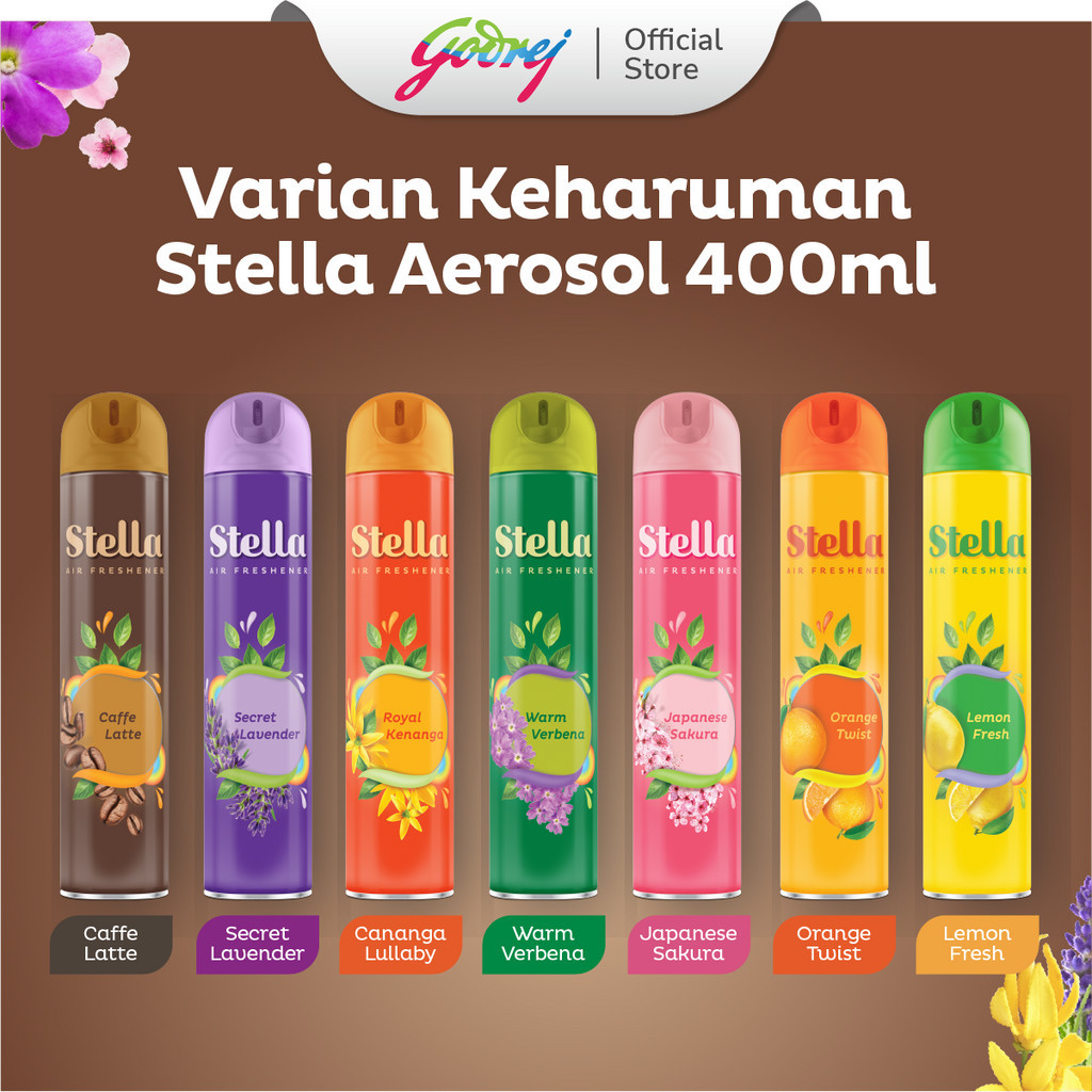 Stella Aerosol Parfumist Caffe Latte 350ml - Pengharum Ruangan - Gambar 3