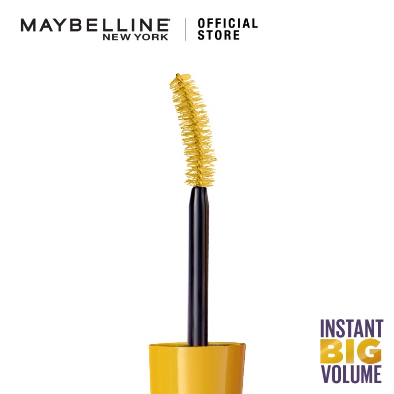 MAYBELLINE OFFICIAL Volume Express The Colossal Waterproof Mascara Make up - 9.2ml Maskara Makeup Eye Kolagen Bulu Mata Tebal Superstay Matte Vinyl Ink - Gambar 3