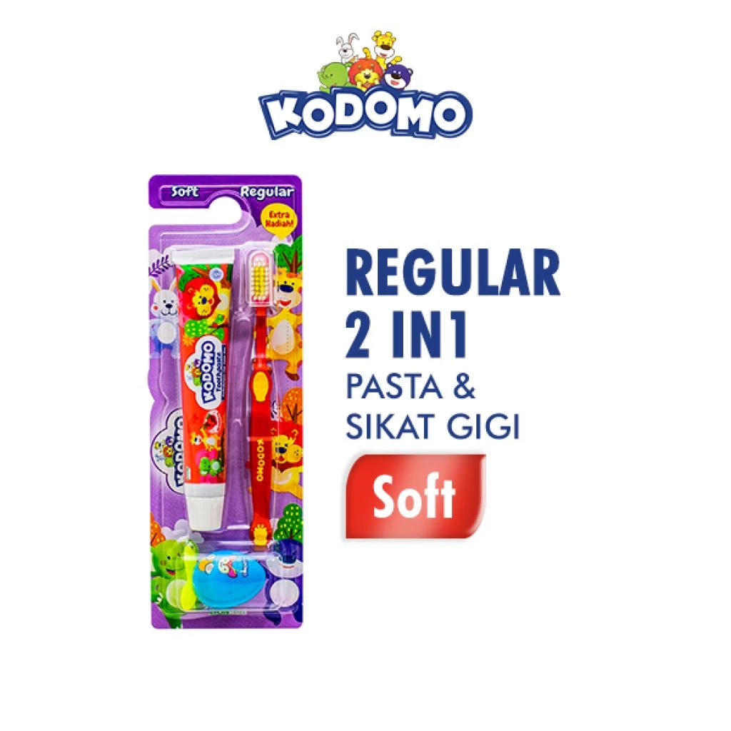 Kodomo Sikat Gigi Reguler 2 In 1