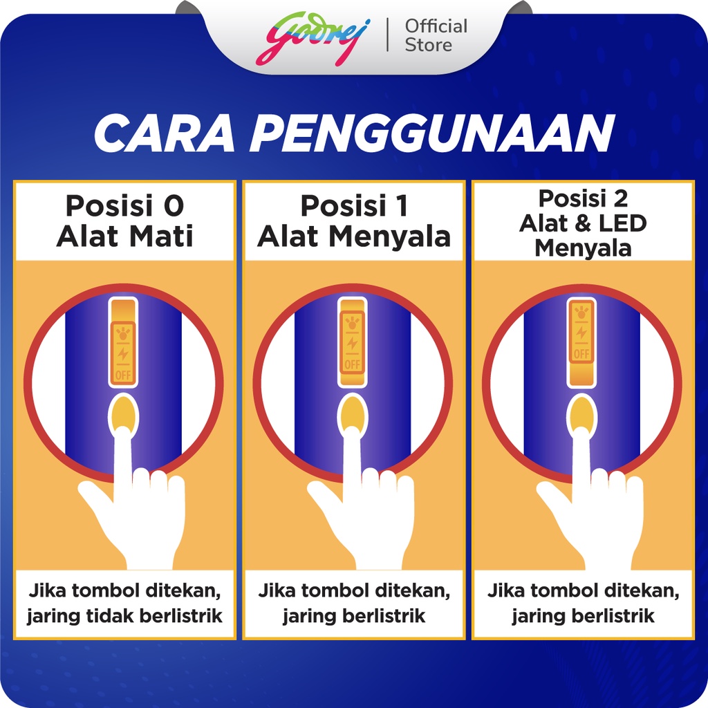 HIT Expert Raket Nyamuk - Raket Nyamuk - Bunuh Nyamuk Penyebab Demam Berdarah (DBD) - Gambar 4