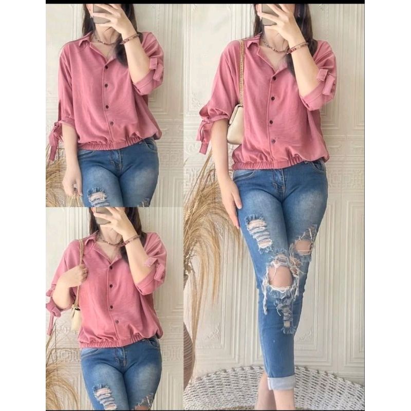 Sean Knit Blouse - Citrine