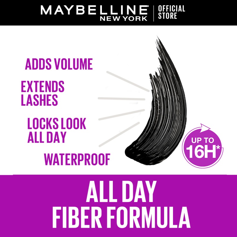 MAYBELLINE OFFICIAL The Falsies Lash Lift Mascara Make Up 8.6ml Waterproof Maskara Bulu Mata Panjang Tahan 16 Jam Volumizing Extending Smudgeproof - Gambar 3