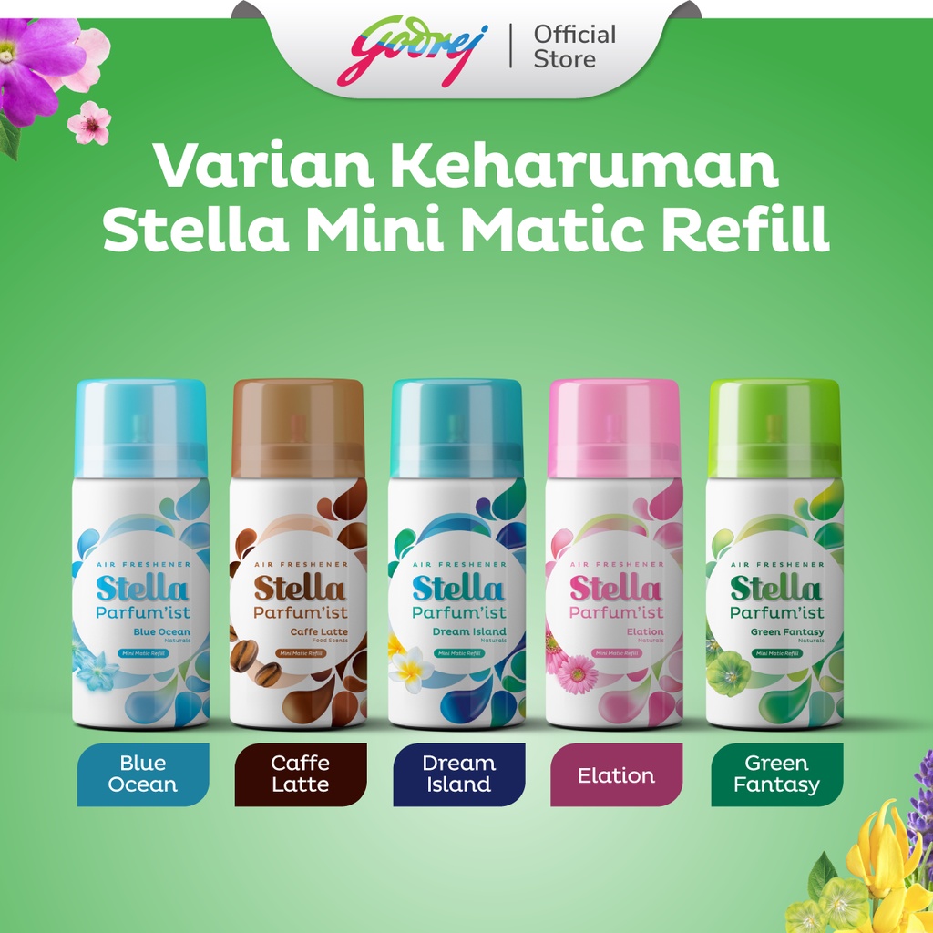 Stella Mini Matic Refill Green Fantasy 40ml - Refill Pengharum Ruangan Otomatis - Gambar 4
