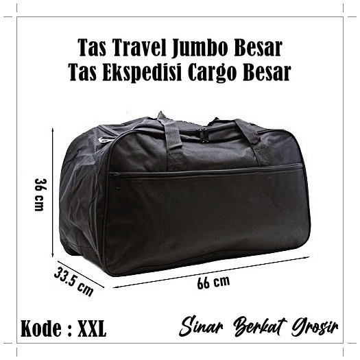 Hitam Jumbo Clothing Bag Black Army Military Travel Bag Large Goods Bag 