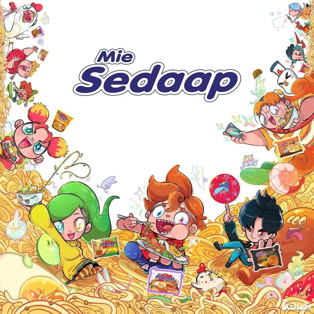 Sedaap Mie Instan Bakso Spesial Bag 77 gr x40 - Gambar 3