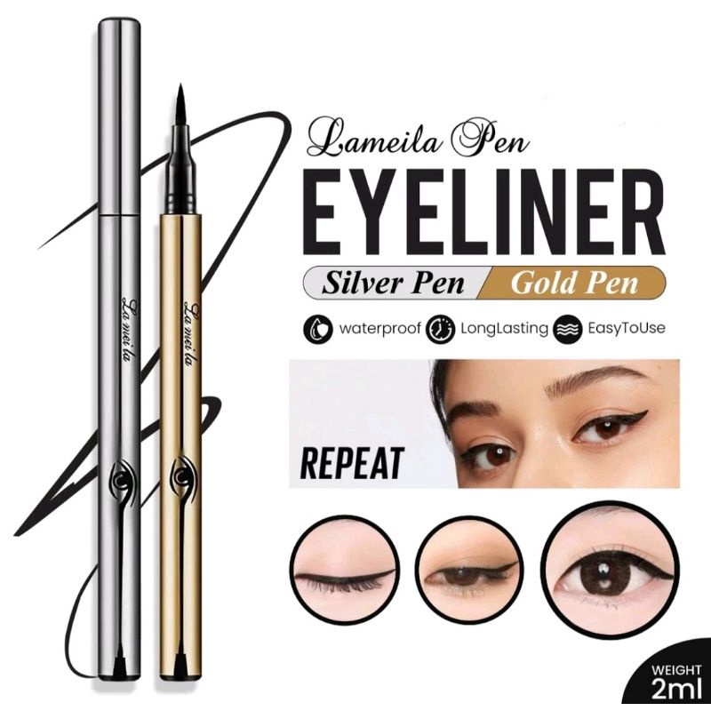 Lameila Eyeliner Liquid Eyeliner Marker Korean Make Up Long Lasting