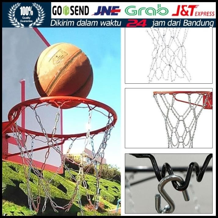 Iron BASKETBALL NET/METAL BASKETBALL BALL NET UK BASKETBALL RING ...