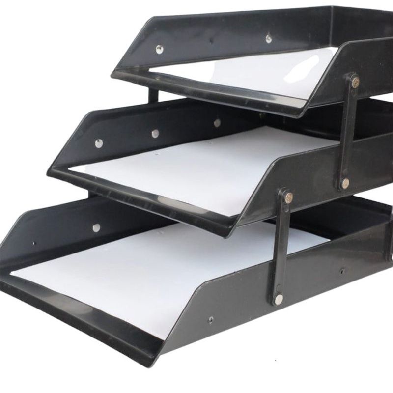 Elevated Tray | 3-Tier MicroTop Plastic Tray 603 | 3-Tier Document Rack ...