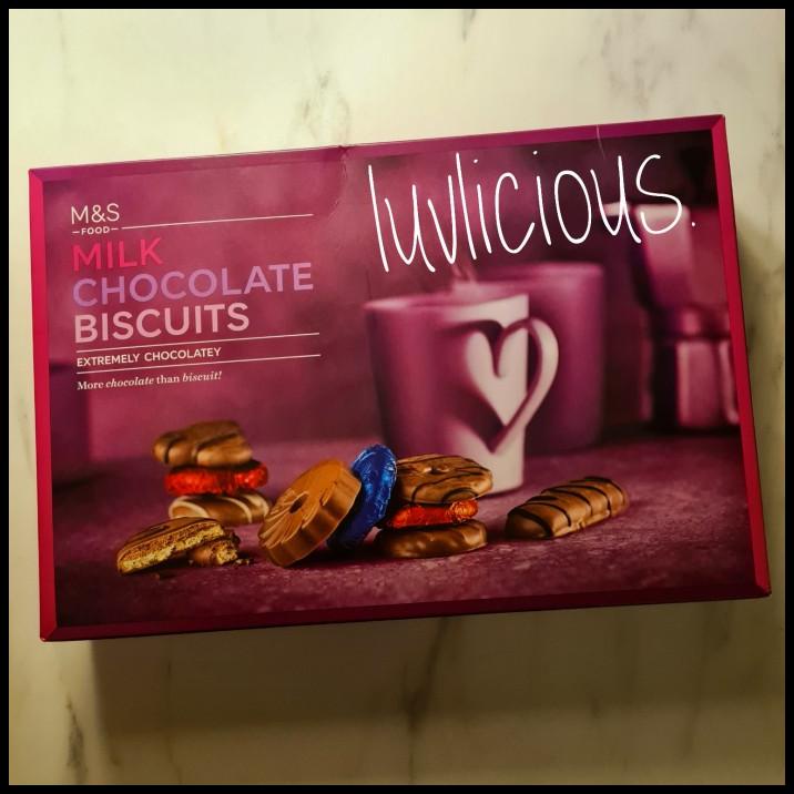 M&s Marks & And Spencer Milk Chocolate Biscuits Chocolate Biscuits