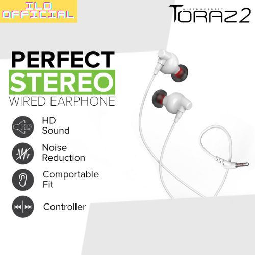 Hippo Toraz 2 Wired Headset Earphone Stereo Sound Deep Bass - Gambar 2