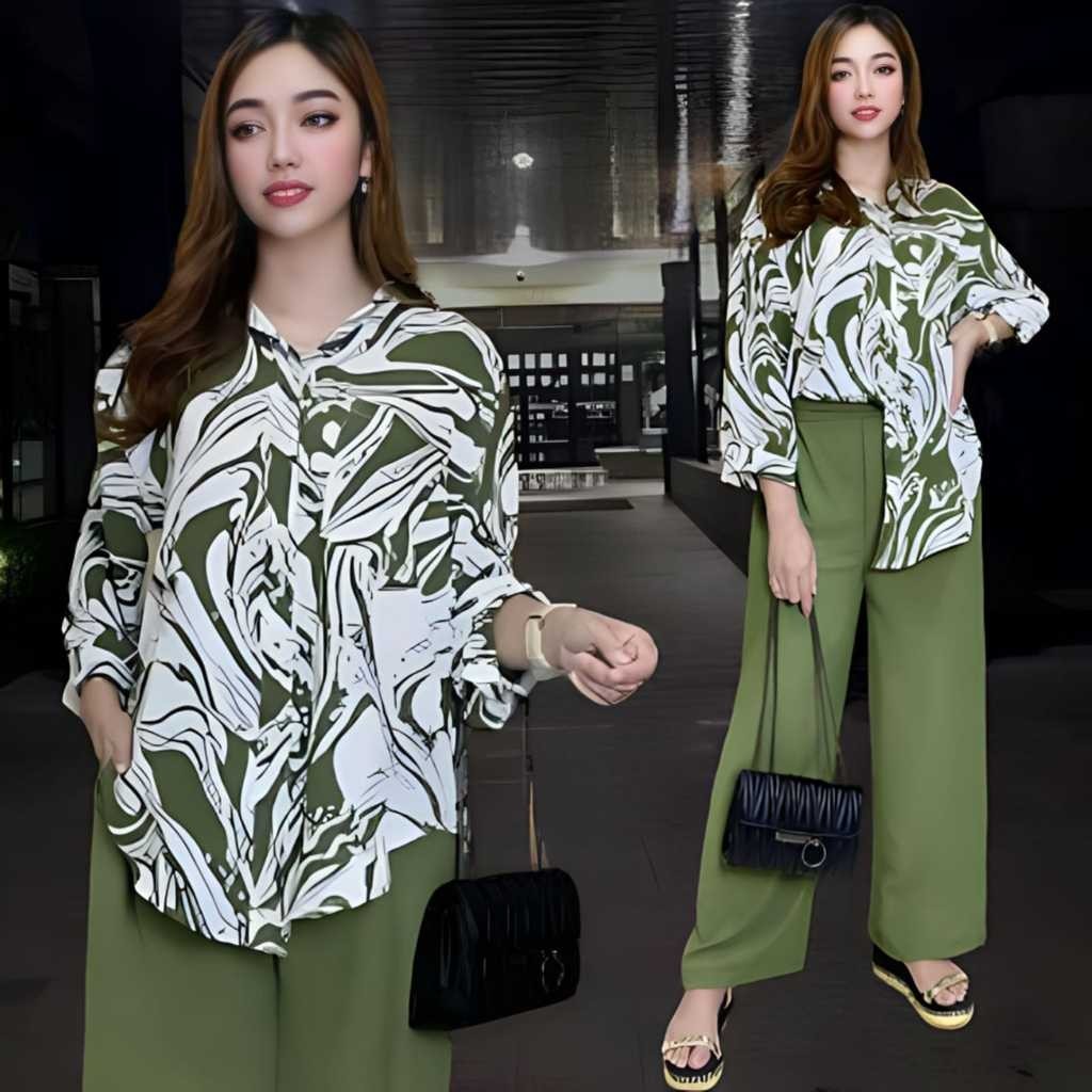 KEMEJA Latest Women's Suits 2024 One Set Women's Long Sleeve Short ...