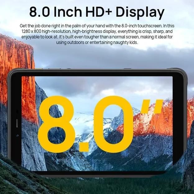 Ulefone Armor Pad Pro 16GB 128GB 8 inch IP68 IP69K 7650mAh Rugged - Gambar 3