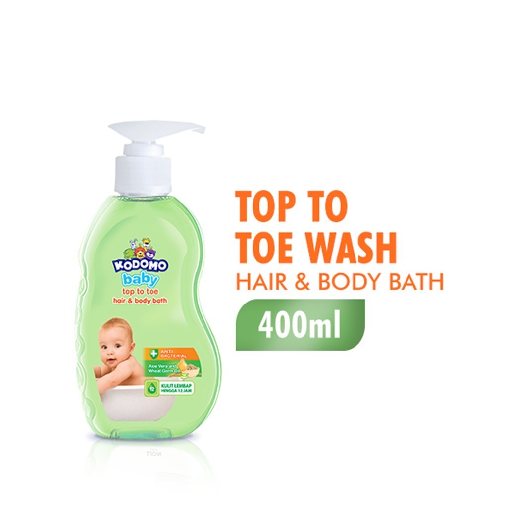 Kodomo Top To Toe Wash Pump 400 mL - Gambar 2