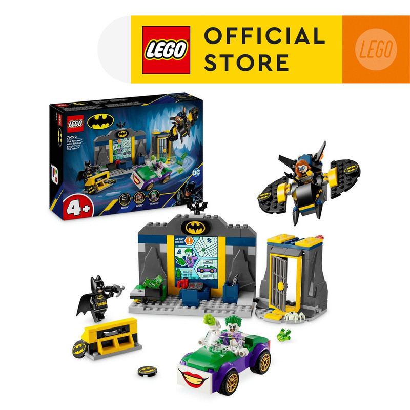 LEGO Super Heroes 76272 The Batcave with Batman, Batgirl and The Joker (184 Pieces), Building Block, Toys, Bricks