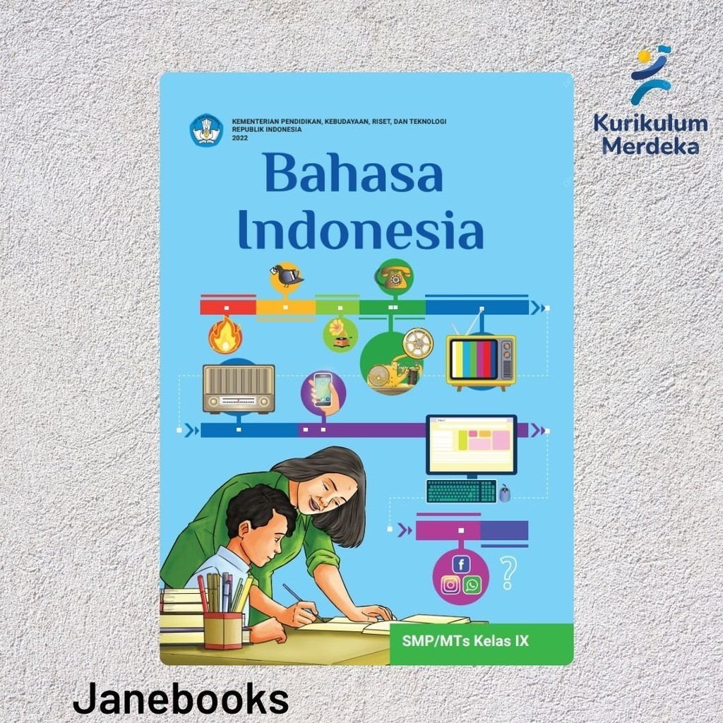 Junior High School Student Book Mts Class 9 Indonesian Independence