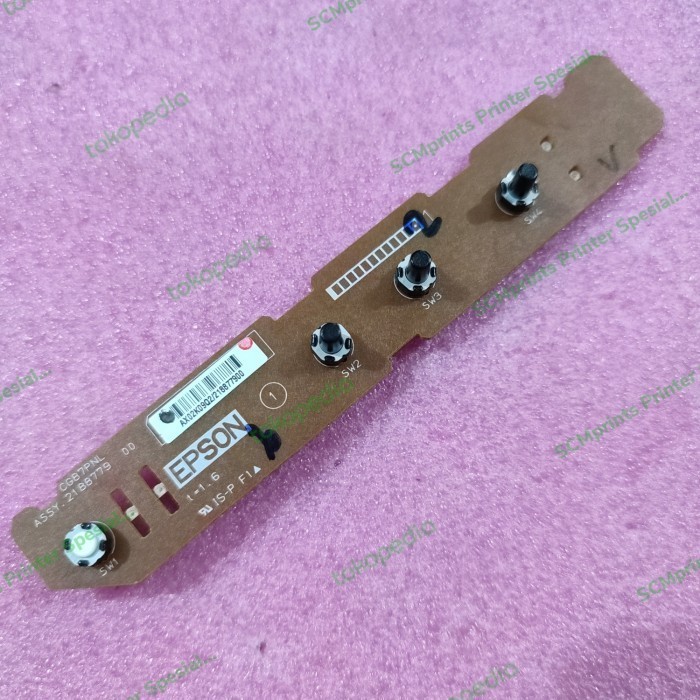 TOMBOL Switch ON OFF Panel Epson L3110 Power Button LED Ink PCB ...