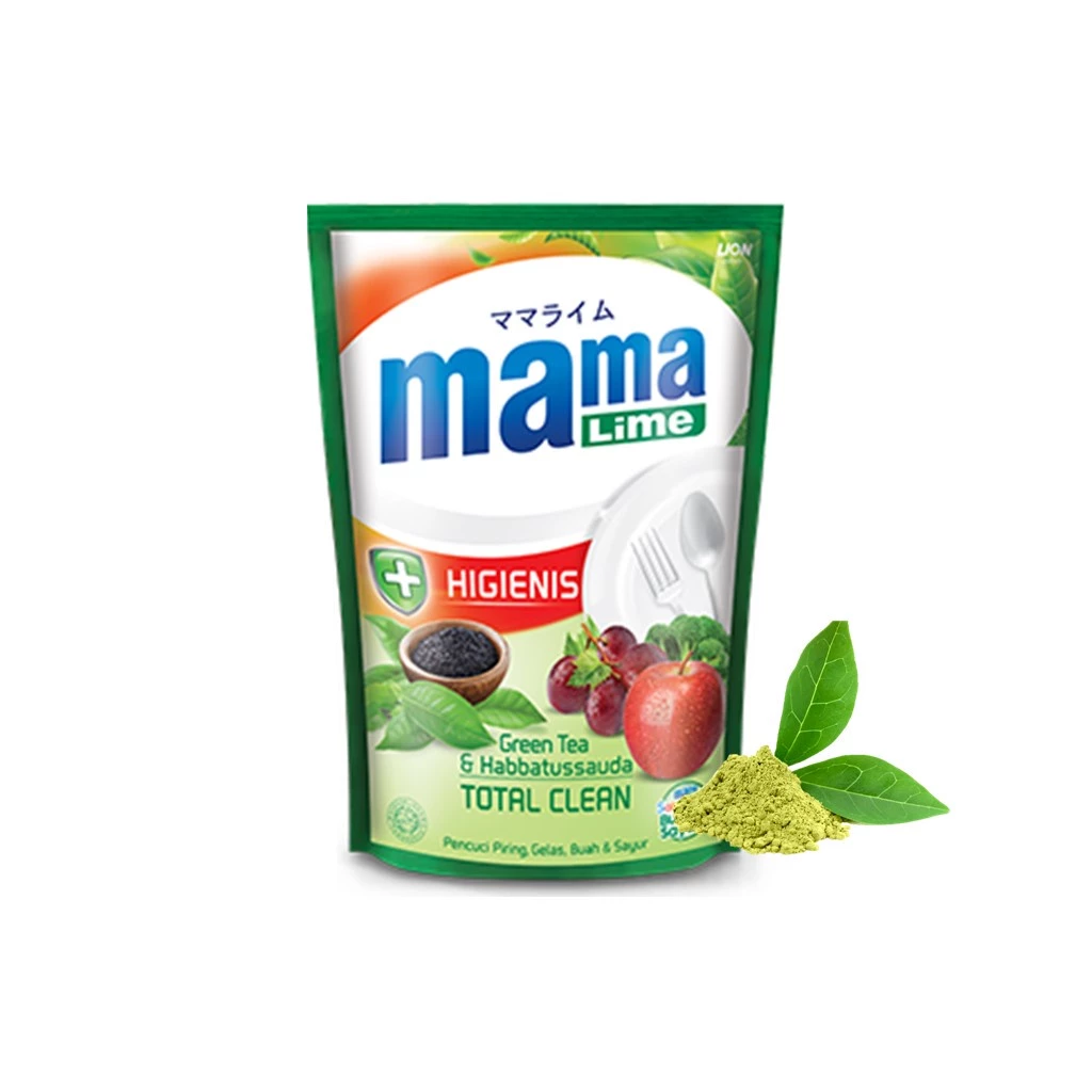 Mama Lime Sabun Cuci Piring Green Tea Pouch 430 ml - Gambar 2