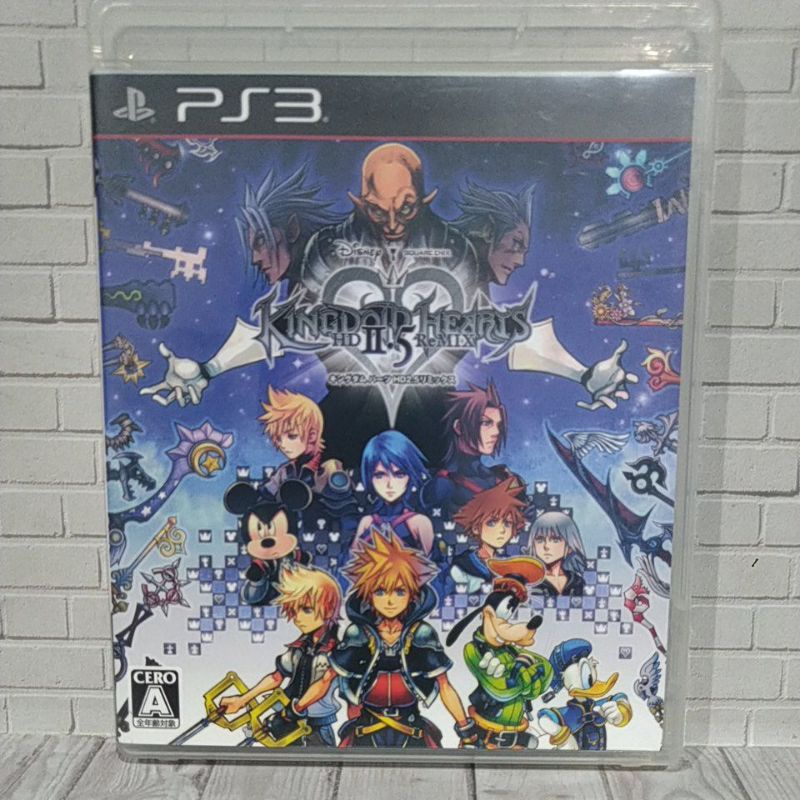 Bd ORIGINAL PS3 KINGDOM HEART 2.5 REMIX Jpn Japanese Complete manual book